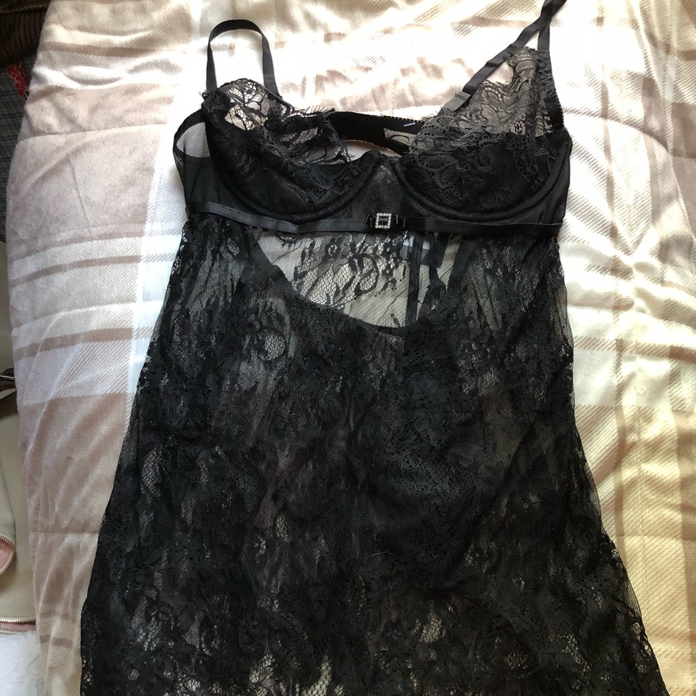 Frederick’s of Hollywood Black Lingerie Set